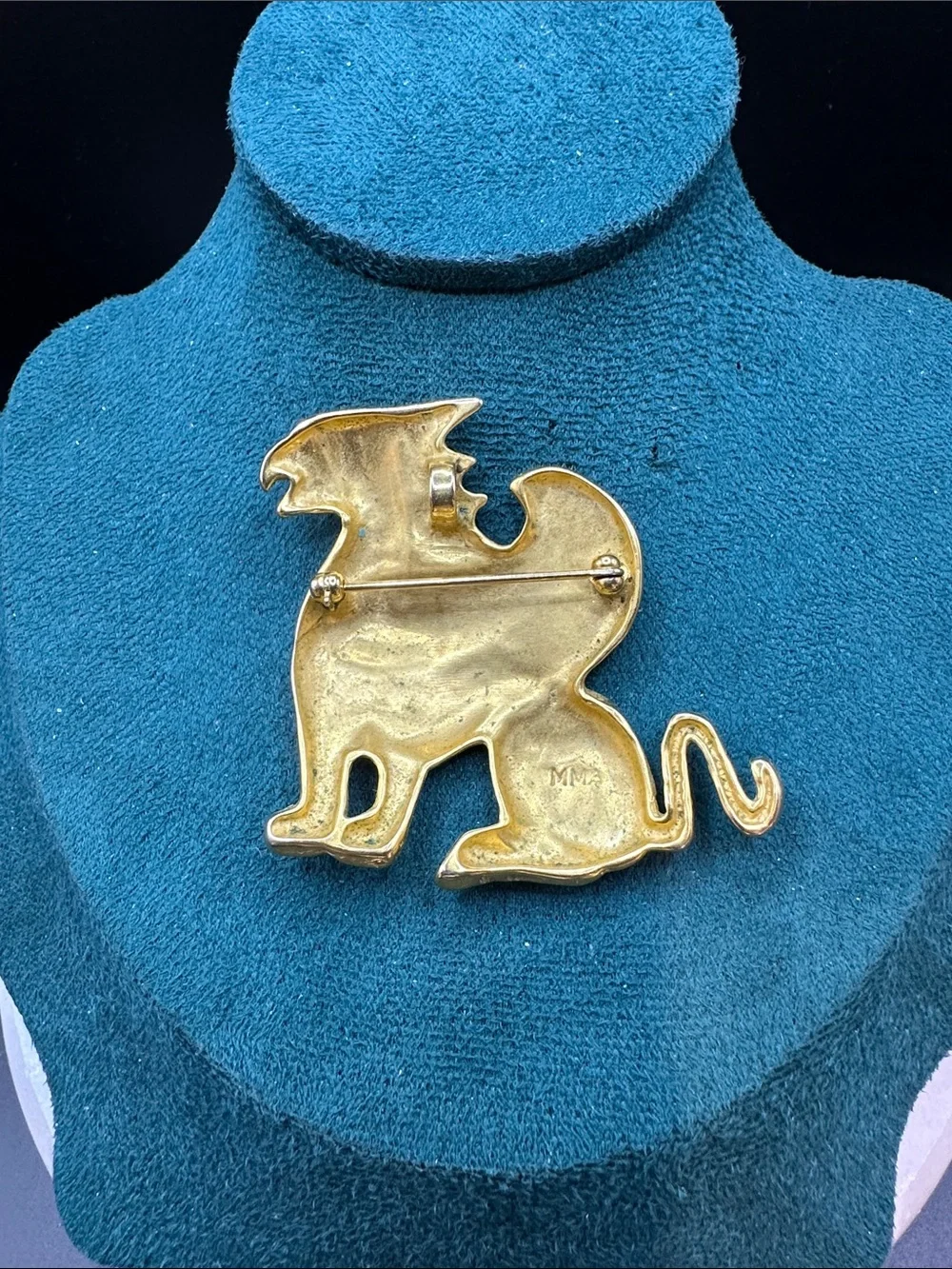 Metropolitan Museum Of Art (MMA) Gold Griffin Brooch Pendant - Picture 2 of 10